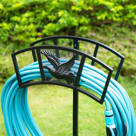 metal garden hose bracket|heavy duty hose bracket.